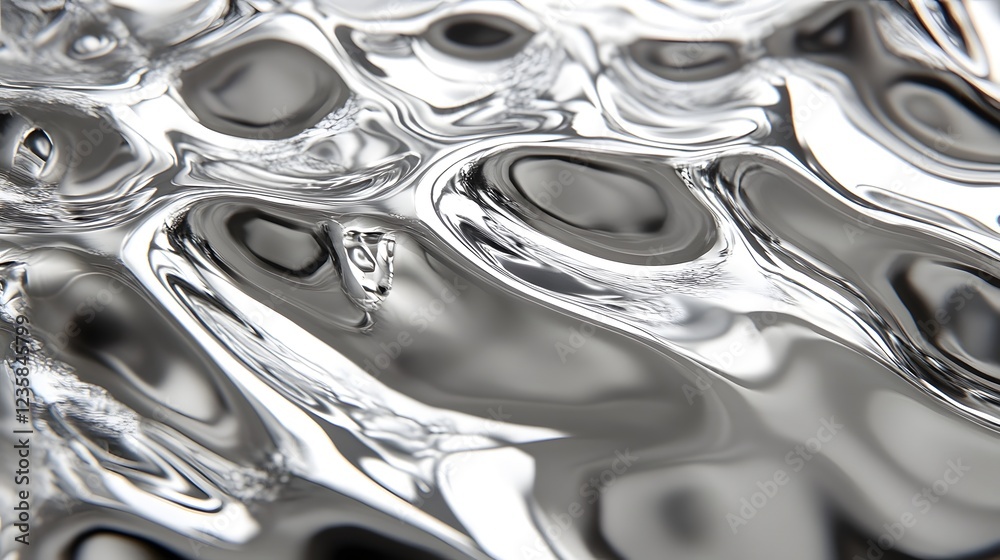 Poster captivating fluid dynamics an ethereal dance of transparent waves and reflections this stunning imag
