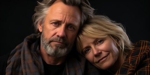 portrait of senior couple