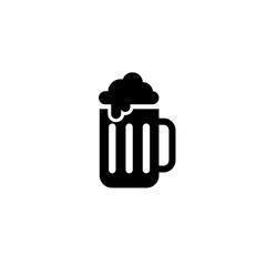 Glass of beer icon 
