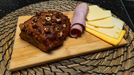 Preparation of ingredients for breakfast