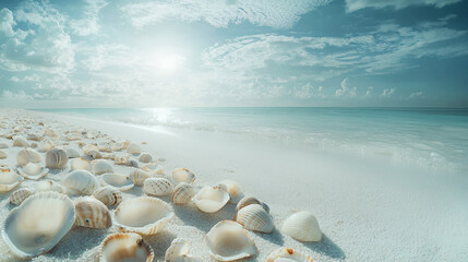 sea shells on the beach