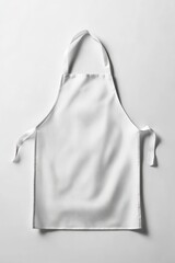 Clean white apron ready for use