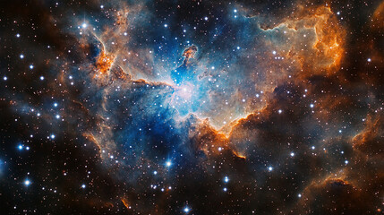 Obraz premium Cosmic Galaxy Swirl Wallpaper