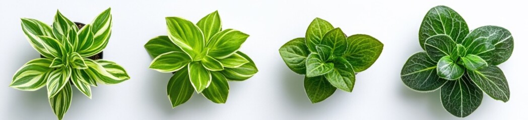 Obraz premium green grass in a white background