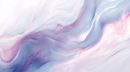 Pastel marble swirls, fluid art, white background, design texture