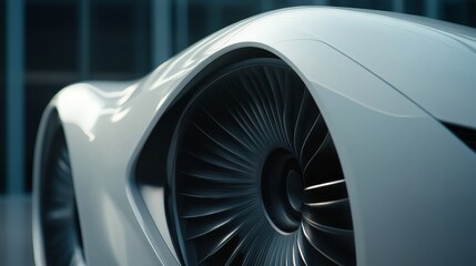 AI wind turbine adjusts blades for efficiency modern design