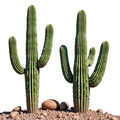 Arizona Desert Saguaro Cactus - Sun-Drenched Beauty