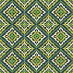 Seamless Ikat ethnic traditional Textile pattern geometric abstract folklore ornament Tribal ethnic illustration background design for print, clothing, scarf