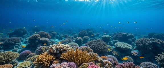 Naklejka premium Coral Reef Serenity