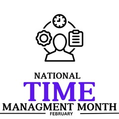 national time management month 