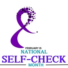 Obraz premium national self check month 