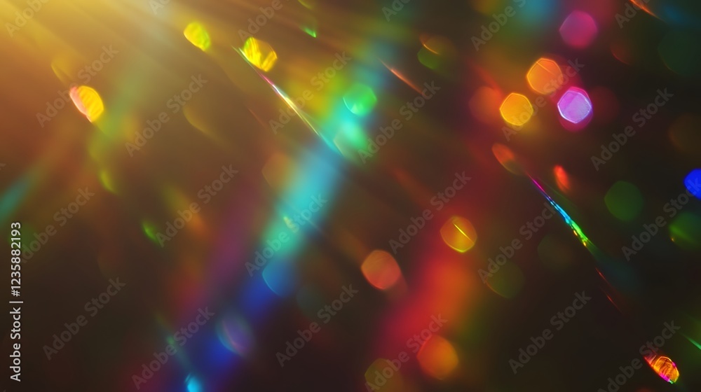 Fototapete mesmerizing spectrum of luminous motion captivating iridescent glow and ethereal radiance a visually