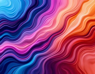 Obraz premium abstract colorful background with waves