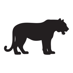 silhouette of a bear