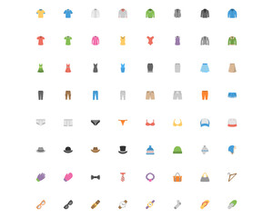Clothes & Shoes Icons 1.eps