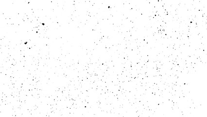 Lots of dusts and scratches on transparent background. Grunge Black and White Distress Texture. Grunge rough dirty background.