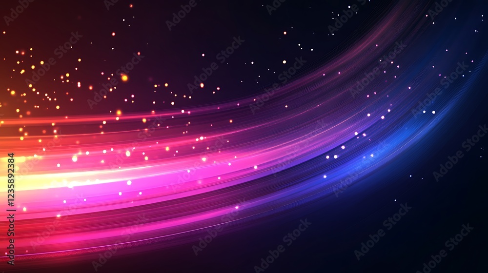 Aufkleber abstract colorful vibrant motion blur background, graphic design element, possible use in digital me