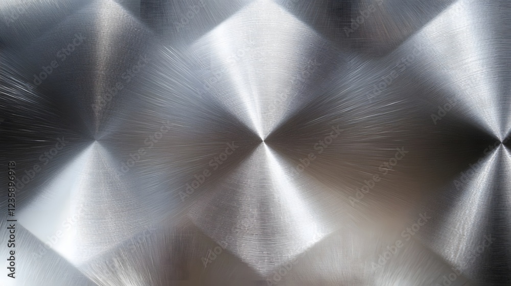 Leinwandbilder striking abstract background featuring a seamless pattern of reflective metallic surfaces and geomet