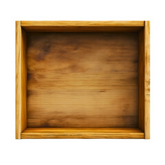 Fototapeta premium Handcrafted Wooden Box Minimalistic Design Rustic Decor and Storage Solution