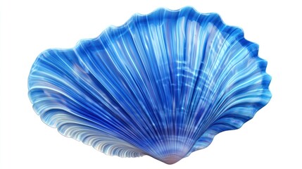 Stunning Blue Seashell: A Jewel of the Ocean's Depths