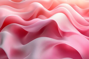 Obraz premium Abstract Pink Waves Flowing Softly Elegant Texture