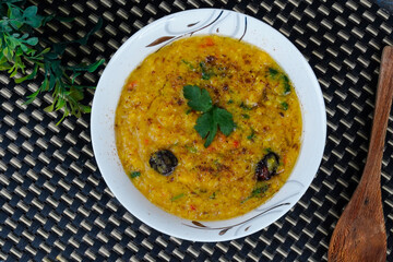 Moong Masoor Daal, Red and Yellow Lentil Curry