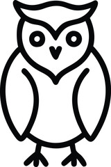 Halloween Outline Icon - Owl
