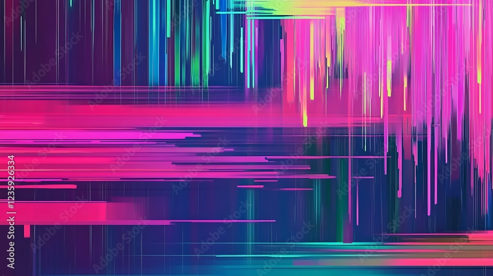Aufkleber abstract vibrant digital art. possible use design inspiration