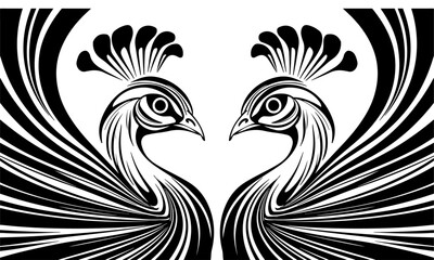Fototapeta premium illustration of a bird