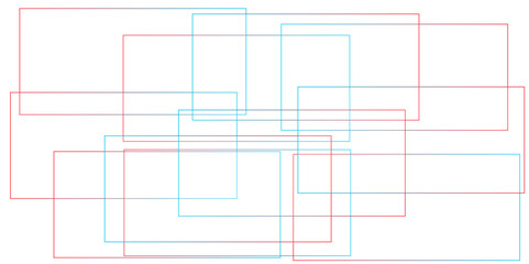 Abstract white and grey modern minimalistic pale geometric pattern background with minimal tech lines.Illustration lines in black and white tone of many square and rectangles shapes on white backgroun