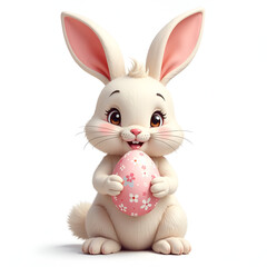 Obraz premium easter bunny with egg 