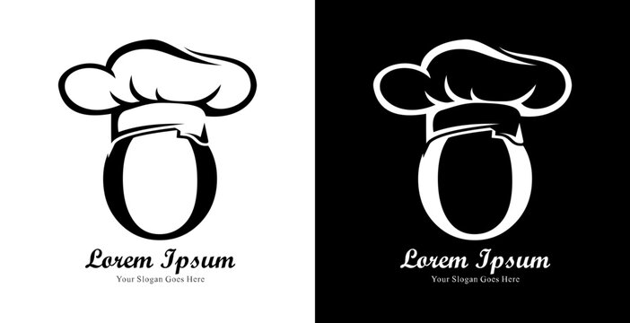 The logo design is in the shape of a chef's hat combined with the letter O