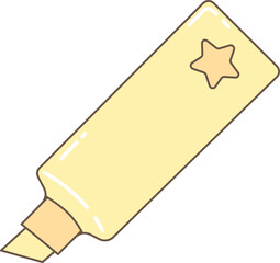Highlighter, marker pen School supplies 