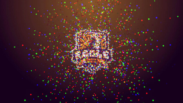 Spinning Particle Logo