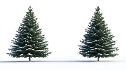 Obraz premium Christmas Line Horizontal Border