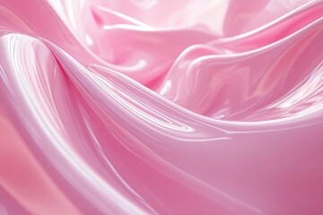 Obraz premium Pink Abstract Swirling Fabric Drape Texture