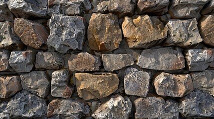 Natural Stone Wall Texture: Rustic Charm for Design Projects
