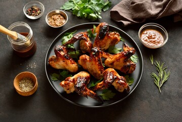 Griiled chicken wings