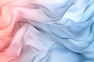 Obraz premium Abstract Pastel Waves Flowing Softly Together