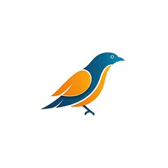 Obraz premium Bird logo with vactor image white background