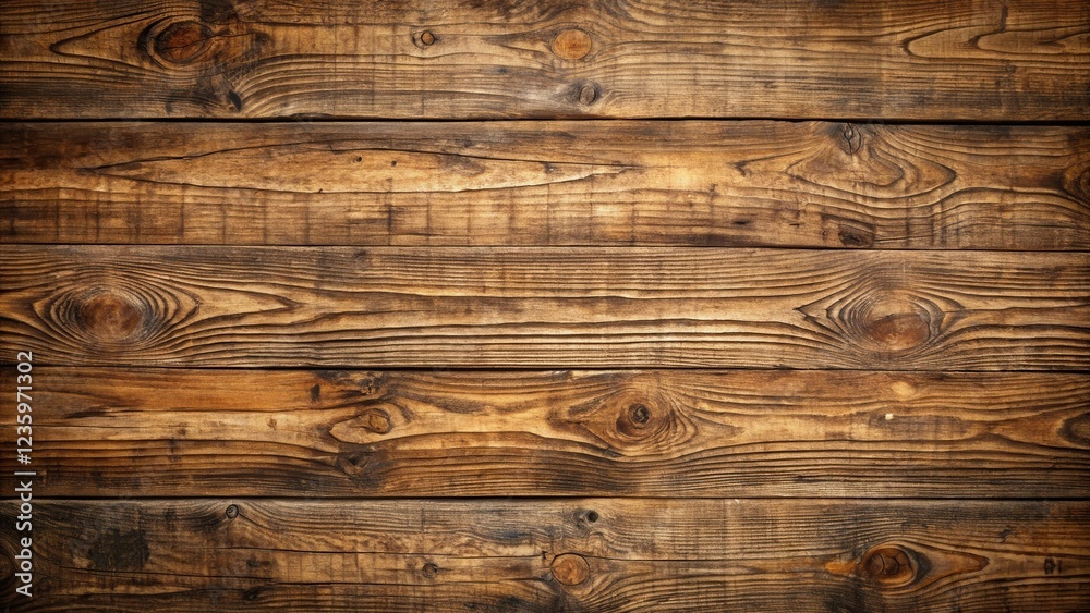 Aufkleber rustic wooden planks with natural knots and grain patterns for backgrounds and textures