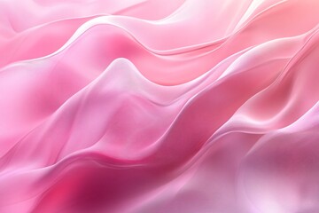 Fototapeta premium Abstract Pink Waves Flowing Softly Delicate Texture