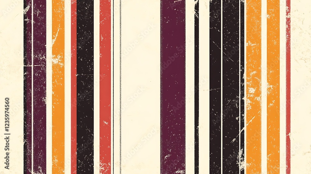 Poster vintage striped background with texture. possible use design inspiration, graphic element