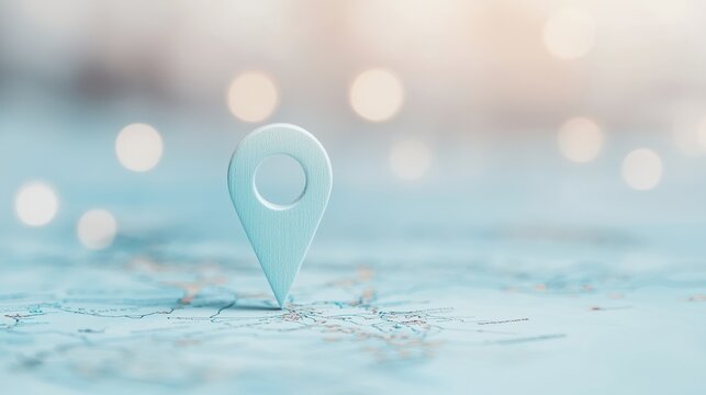 World Map Pin Location Hand placing a pin on a world map, marking a specific destination, symbolizes travel planning and decision making