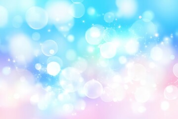 Fototapeta premium Soft Pastel Background in Blue and Pink Shades with Blurred Bokeh Effect for Creative and Artistic Use