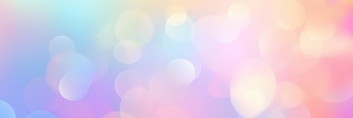 Obraz premium Soft and Dreamy Pastel Background with Colorful Bokeh Effect for Creative Projects and Graphic Designs