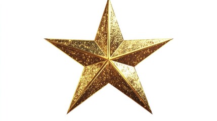 Gold glow star, light glowing effect, transparent sun rays,