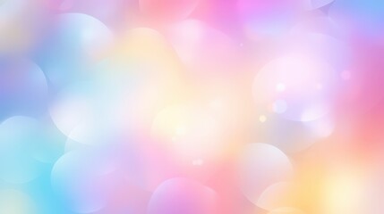 Naklejka premium Colorful Pastel Background with Soft Blurry Bokeh Effect for Creative Design Projects and Digital Artwork Inspiration