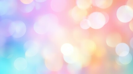 Obraz premium Colorful and Pastel Abstract Background with Soft Bokeh Effects for Creative Design, Digital Art, and Backgrounds