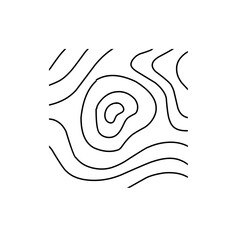 contour line pattern